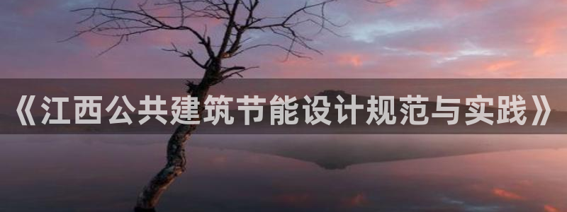 尊亿游戏国际官网：《江西公共建筑节能设计规范与实践》