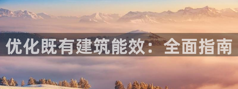 尊亿游戏国际官网：优化既有建筑能效：全面指南