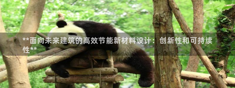 e尊国际客户端：**面向未来建筑的高效节能新材料设计：创新性和可持续
性**